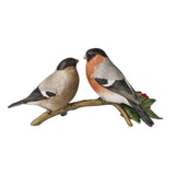 Bullfinch Pair Bird Figurine From Goebel
