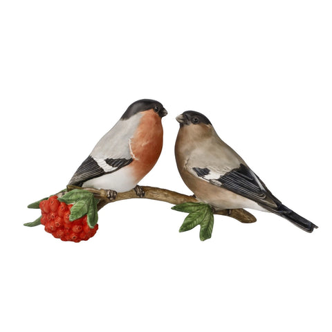 Bullfinch Pair Bird Figurine From Goebel