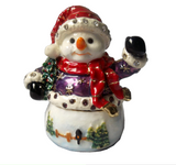 Craycombe Trinkets Snowman Trinket Box