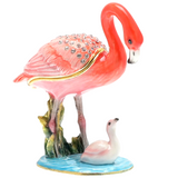 Juliana Trinket Box Flamingo And Chick