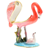 Juliana Trinket Box Flamingo And Chick
