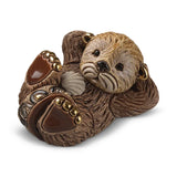 Otter Baby Figurine By De Rosa