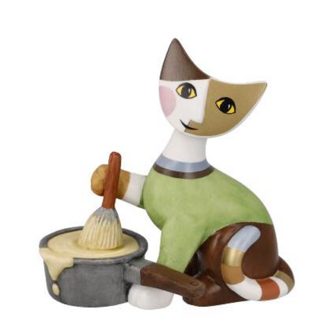 Rosina Wachtmeister Cat Figurine Cuoco Laborioso