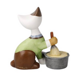Rosina Wachtmeister Cat Figurine Cuoco Laborioso