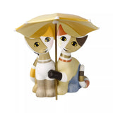 Rosina Wachtmeister Cats Figurine Amici Sotto L'ombrello