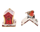 Robin In Snowy Nest Trinket Box By Juliana