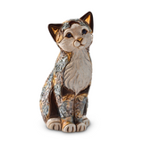 De Rosa Tortoiseshell Calico Cat Sitting Figurine