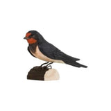 Carved Wooden Figure of a Barn Swallow by Wildlife Garden