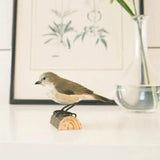 Carved Wooden Figure of a Chiffchaff From Wildlife Garden