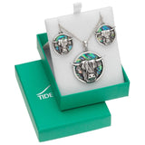 Highland Cattle Necklace And Earrings By Tide Fashion Jewellery
