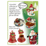 Festive Robin On Holly Trinket Box by Craycombe