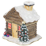 Christmas Log Cabin Trinket Box By Craycombe