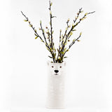 Polar Bear Flower Vase By Quail Ceramics