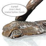 Red Squirrel Bronze Sculpture Limited Edition Of 150 From Richard Cooper Bronze