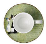 Rosina Wachtmeister A Cat Cup + Saucer La Storia di Serafino