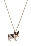 AND MARY Ceramic French Bulldog B+W Pendant