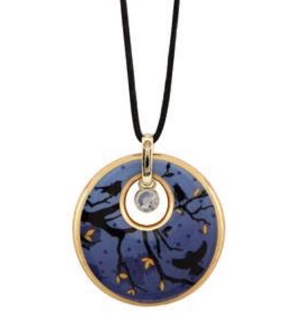 Pendant On Thong By Goebel From The Elephant Collection - Night
