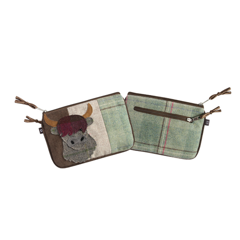 A fantastic Applique Juliet Cow Motif Purse From Earth Squared