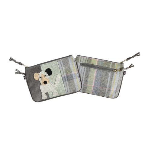 A fantastic Applique Juliet Dog Motif Purse From Earth Squared