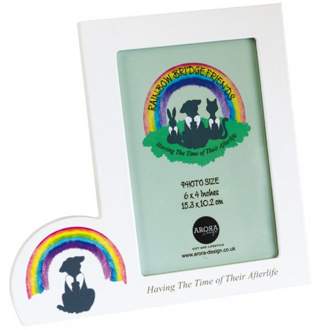 Arora Design - Rainbow Bridge Friends - Dog Photo Frame Portrait