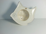 Babbacombe Pottery String Dispenser Cat Ginger with Blue Bow