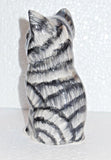 Babbacombe Pottery Figurine Fluffy Grey Tabby Kitten