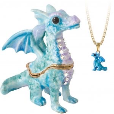 Hidden Secrets Baby Dragon Trinket Box