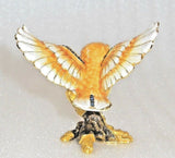 Treasured Trinkets Barn Owl With Wings Spread Trinket Box