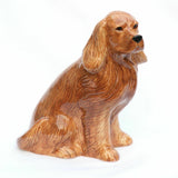 Quail Ceramics: Money Box: Cocker Spaniel - Gold