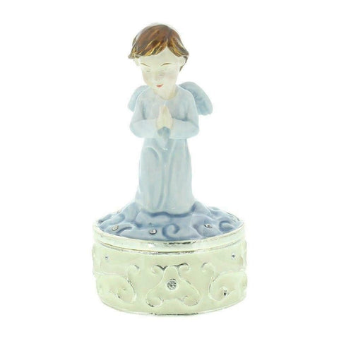 Treasured Trinkets Cherub Praying Trinket Box