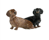 Quail Ceramics: Salt & Pepper Pots: Dachshund