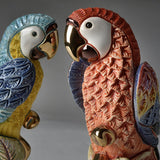 De Rosa Blue Parrot Figurine