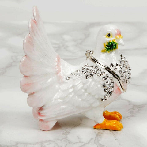 Treasured Trinkets Dove Trinket Box