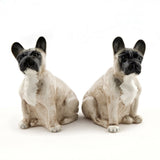 Quail Ceramics: Salt & Pepper Pots: Fawn French Bulldogs