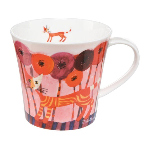 Rosina Wachtmeister Cat Mug Fiori Rossi