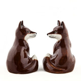 Quail Ceramics Fox Salt & Pepper Pots