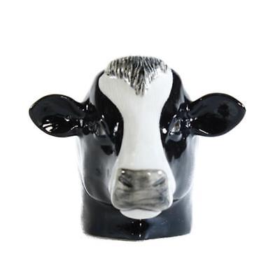 Quail Ceramics Friesian Cow Face Egg Cup