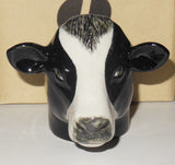 Quail Ceramics Friesian Cow Face Egg Cup