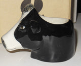 Quail Ceramics Friesian Cow Face Egg Cup