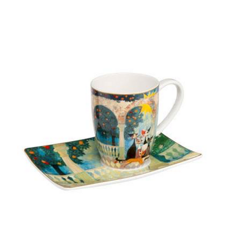 Rosina Wachtmeister Artist Mug With Tray A Visita