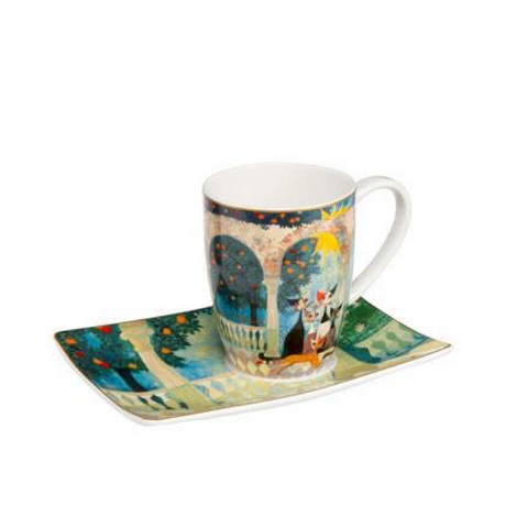 Rosina Wachtmeister Artist Mug with Tray - A Visita