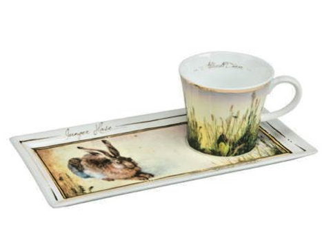 Goebel Tray & Mug Young Rabbit Design by Albrecht Duerer