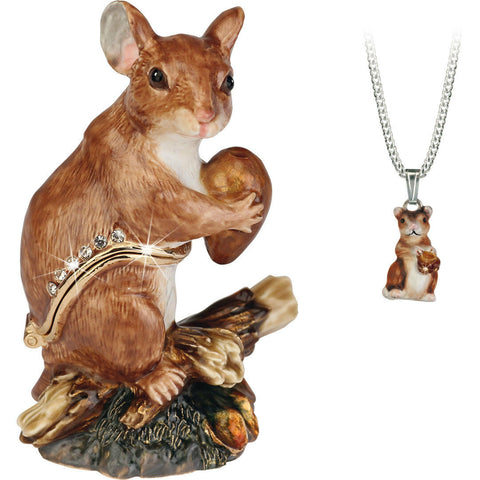 Hidden Secrets Field Mouse Trinket Box