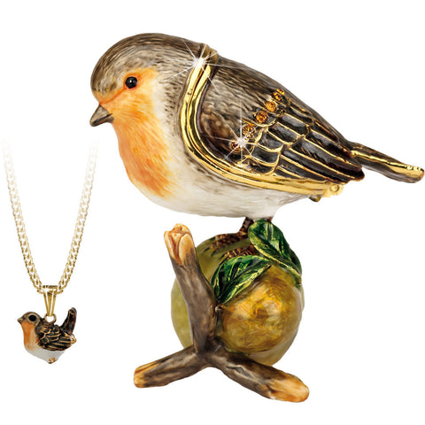 Hidden Secrets Robin Trinket Box
