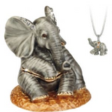 Hidden Secrets Trinket Box Elephant