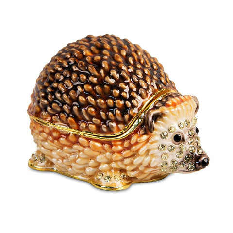 Treasured Trinkets Jewelled Hedgehog Trinket Box