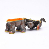 Juliana Trinket Box Elephant with baby on its back