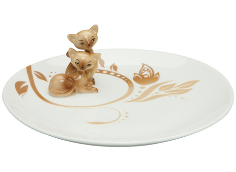 Kitti De Lux by Goebel - Siam Cat Trinket tray - Jewellery keepsafe