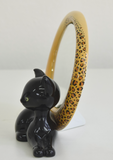 Kitty Delux by Goebel Black Leopard Kitty Mirror