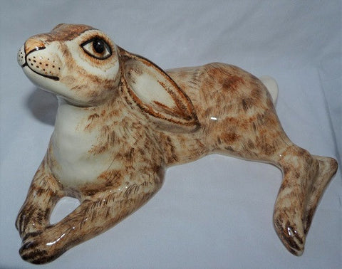 Babbacombe Pottery Moon Gazing Hare Lying Down